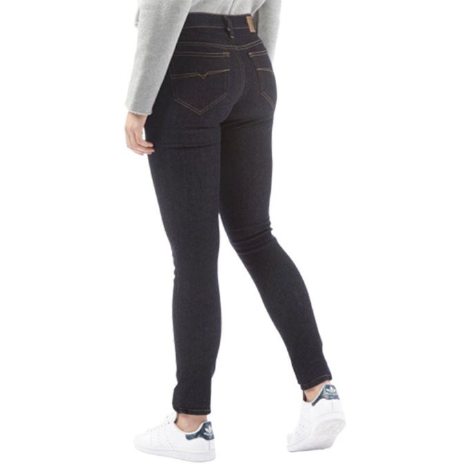 Skinzee 0813c レディース デニム ジーンズ スーパースリム スキニー ジップフライ ダークブルー ディーゼル