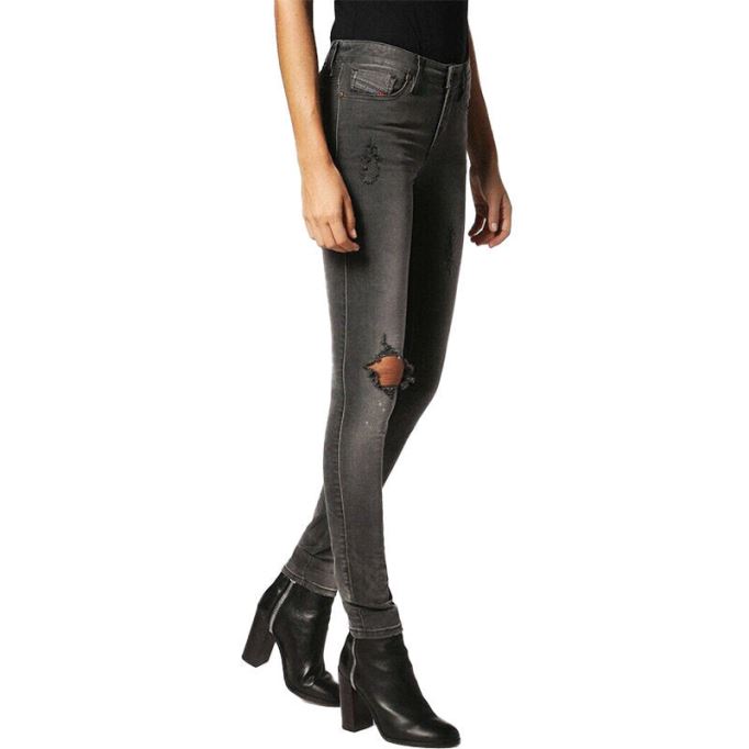 ディーゼル スキンジー 0683l レディース ジーンズ スーパー スリム スキニー レギュラー ウエスト フィット パンツ