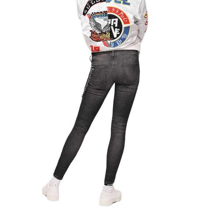 ディーゼル Slandy Low 088as レディース ジーンズ スーパー スリム スキニー レギュラー ウエスト フィット トラウザー