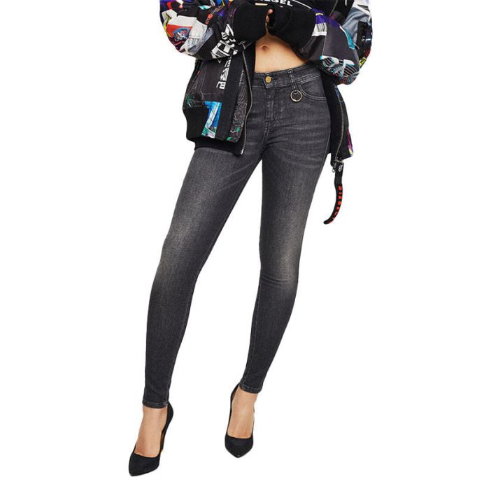 Slandy 088as レディース ジーンズ スーパースリム スキニー レギュラー ウエスト フィット トラウザーズ ディーゼル