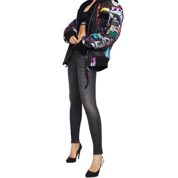 Slandy 088as レディース ジーンズ スーパースリム スキニー レギュラー ウエスト フィット トラウザーズ ディーゼル