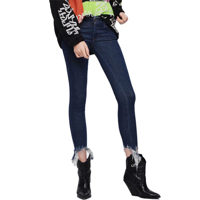 ディーゼル Slandy 088at ジーンズ スーパースリム スキニー レギュラー ウエスト フィット パンツ