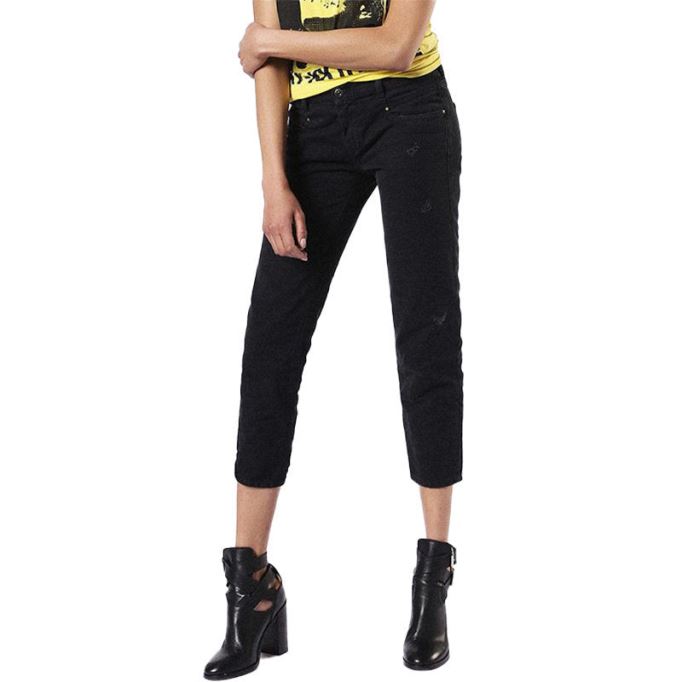 ディーゼル ベルシー アンクル 0683w レディース ジーンズ レギュラー スリム ストレート ローウエスト フィット パンツ