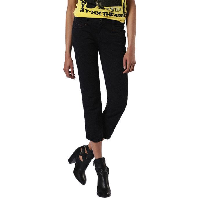 ディーゼル ベルシー アンクル 0683w レディース ジーンズ レギュラー スリム ストレート ローウエスト フィット パンツ