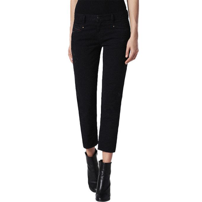 ディーゼル ベルシー アンクル 0683w レディース ジーンズ レギュラー スリム ストレート ローウエスト フィット パンツ