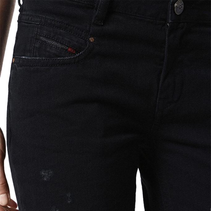 ディーゼル ベルシー アンクル 0683w レディース ジーンズ レギュラー スリム ストレート ローウエスト フィット パンツ