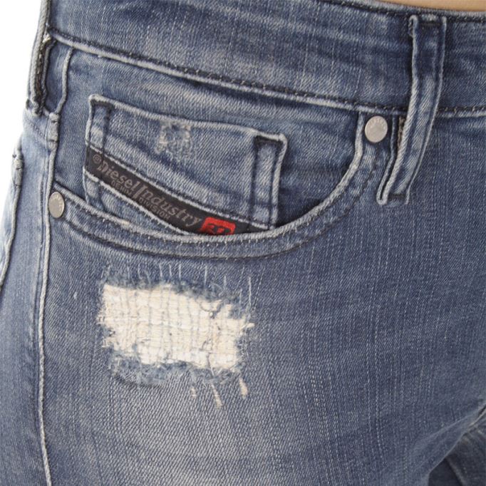 Skinzee R4mu8 レディース ジーンズ スーパースリム スキニー レギュラー ウエスト フィット パンツ ディーゼル