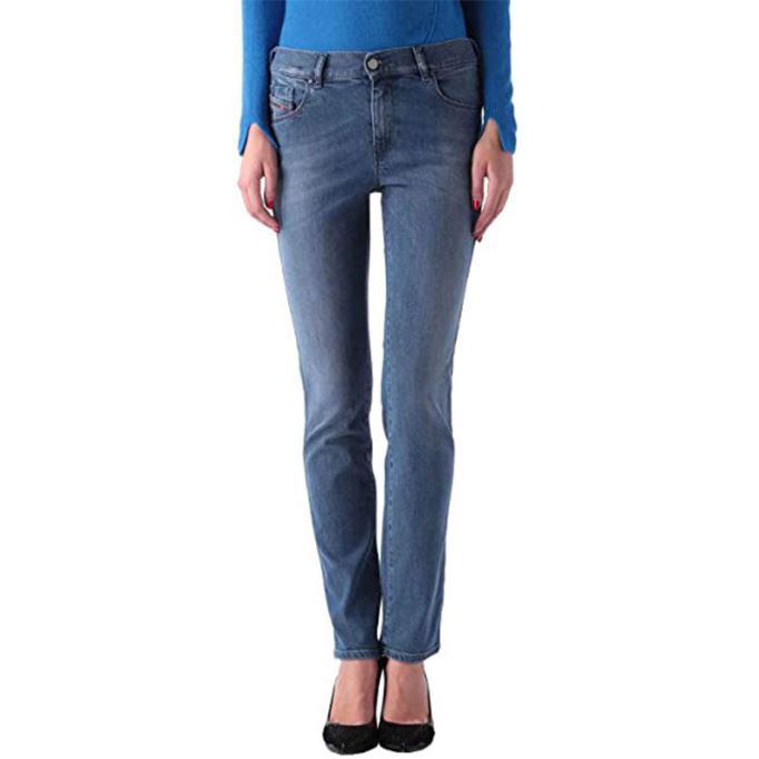 サンディ 0666g レディース デニム ジーンズ カジュアルパンツ リヨセル レギュラー スリム トラウザーズ ディーゼル