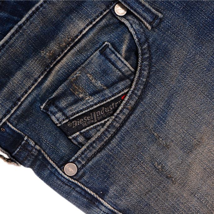 ディーゼル スキンジー ロー S R70x8 レディース デニム ジーンズ カジュアル パンツ スリム フィット ブルー トラウザー