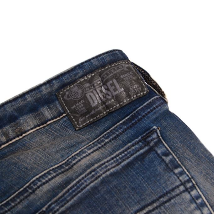 ディーゼル スキンジー ロー S R70x8 レディース デニム ジーンズ カジュアル パンツ スリム フィット ブルー トラウザー