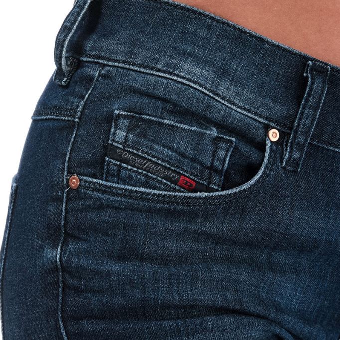 サンディ 0685t レディース ジーンズ レギュラー スリム ストレート レギュラー ウエストフィット パンツ ディーゼル