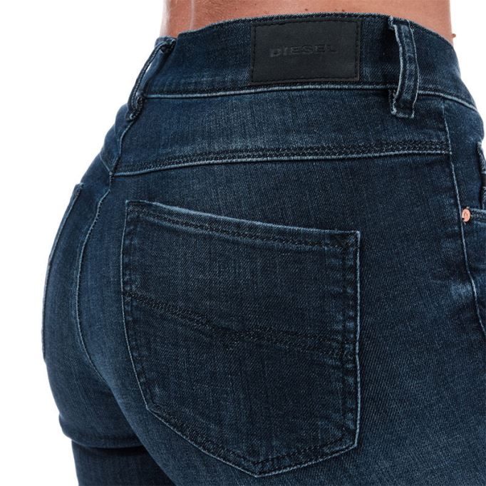 サンディ 0685t レディース ジーンズ レギュラー スリム ストレート レギュラー ウエストフィット パンツ ディーゼル