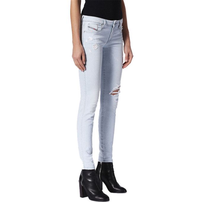 ディーゼル グレーシー 0689l メンズ ジーンズ スーパースリム スキニー ローウエスト フィット パンツ