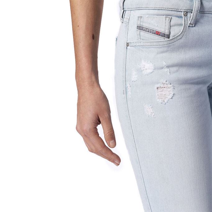 ディーゼル グレーシー 0689l メンズ ジーンズ スーパースリム スキニー ローウエスト フィット パンツ