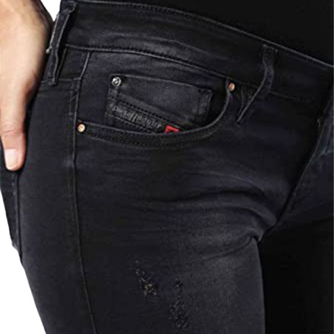 スキニー ロー 0677g メンズ ジーンズ スーパースリム スキニー ローウエスト フィット パンツ ディーゼル