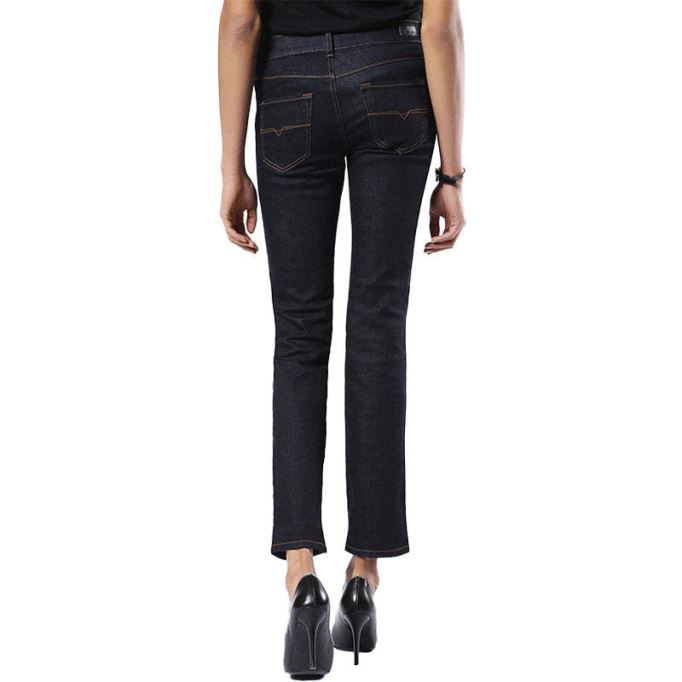 ディーゼル サンディ 0665w レディース ジーンズ レギュラー スリム ストレート レギュラー ウエストフィット パンツ