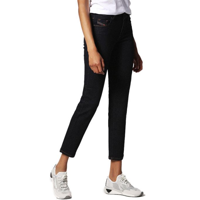 ディーゼル サンディ 0665w レディース ジーンズ レギュラー スリム ストレート レギュラー ウエストフィット パンツ