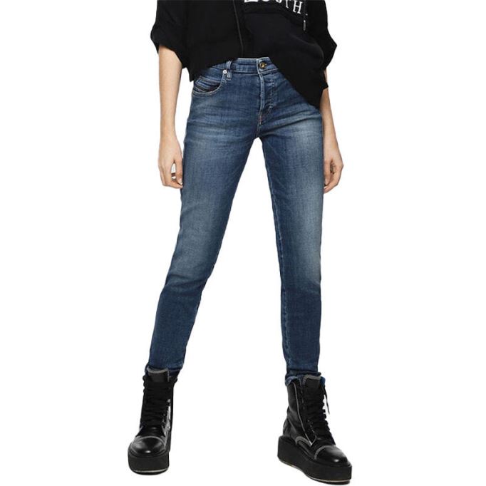 バビラ 082ab レディース ジーンズ デニム スリム スキニー レギュラー ウエストフィット パンツ ディーゼル