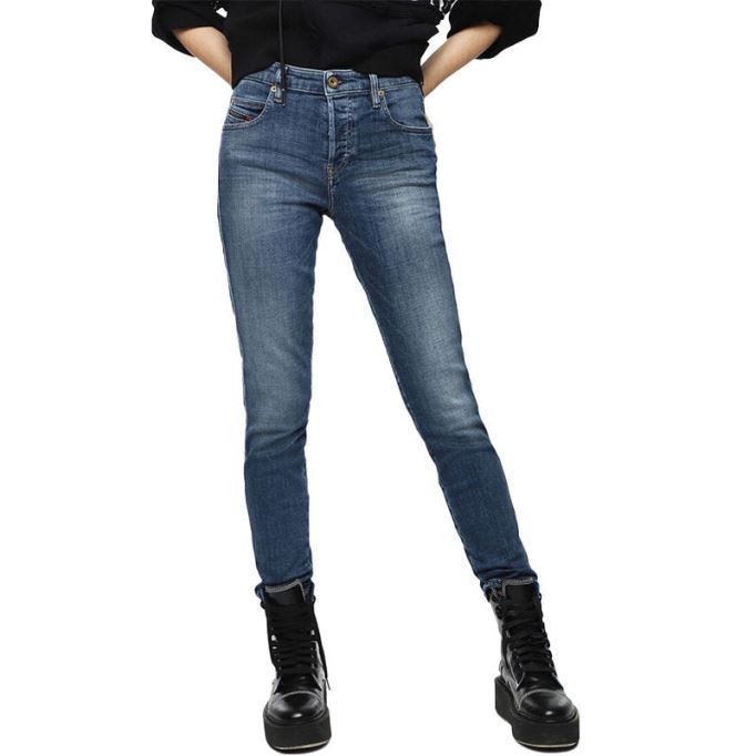 バビラ 082ab レディース ジーンズ デニム スリム スキニー レギュラー ウエストフィット パンツ ディーゼル