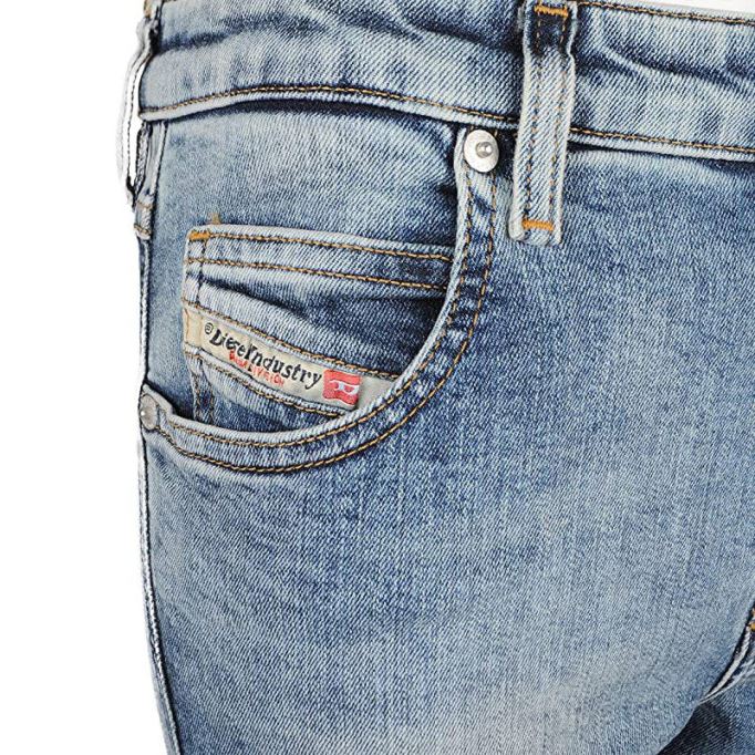 ディーゼル バビラ 069bn レディース ジーンズ デニム スリム スキニー レギュラー ウエスト フィット パンツ