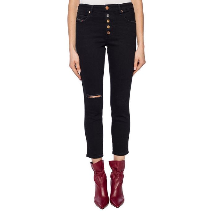 ディーゼル バビラ B 084zn レディース ジーンズ デニム スリム スキニー レギュラー ウエスト フィット パンツ