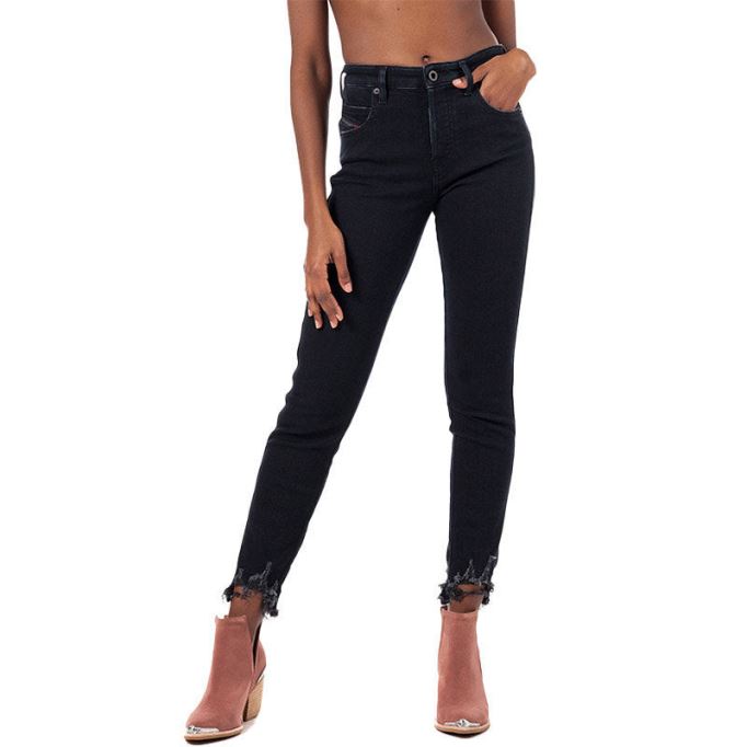 ディーゼル バビラ 080al レディース ジーンズ デニム スリム スキニー レギュラー ウエスト フィット パンツ