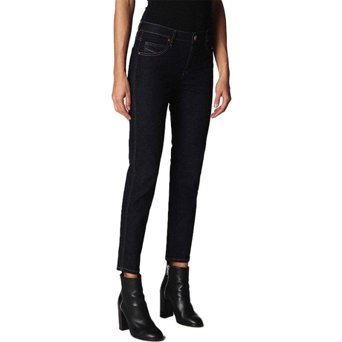 ディーゼル バビラ 0665w レディース ジーンズ デニム スリム スキニー レギュラー ウエスト フィット パンツ