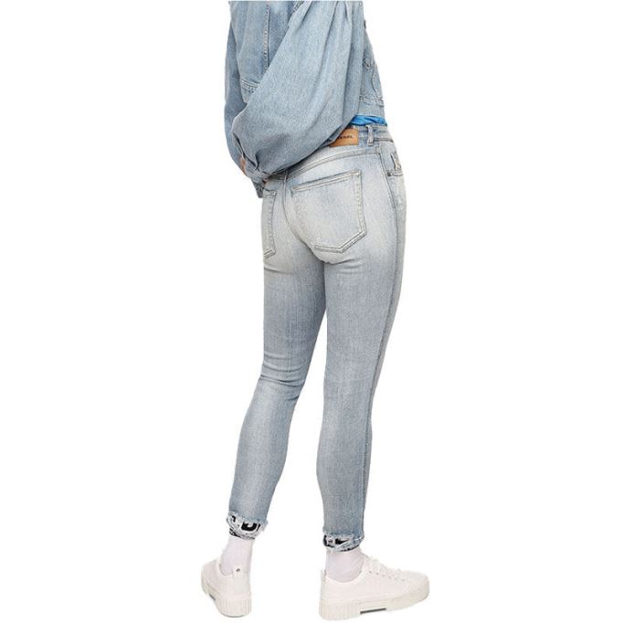 バビラ 081aj レディース ジーンズ デニム スリム スキニー レギュラー ウエスト フィット トラウザーズ ディーゼル