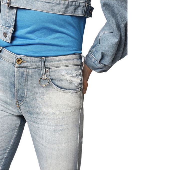 バビラ 081aj レディース ジーンズ デニム スリム スキニー レギュラー ウエスト フィット トラウザーズ ディーゼル