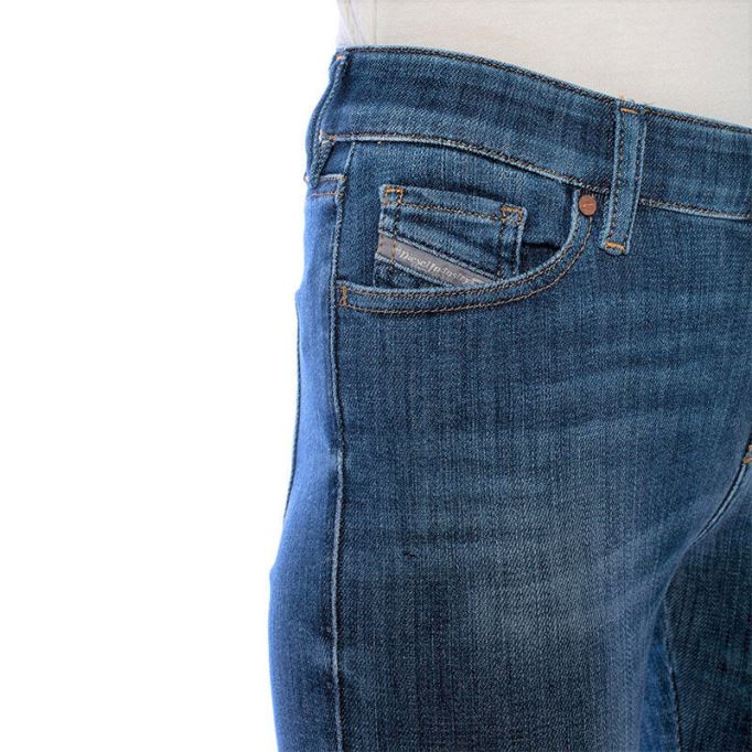 Slandy 088av レディース ジーンズ スーパースリム スキニー レギュラー ウエスト フィット トラウザーズ ディーゼル