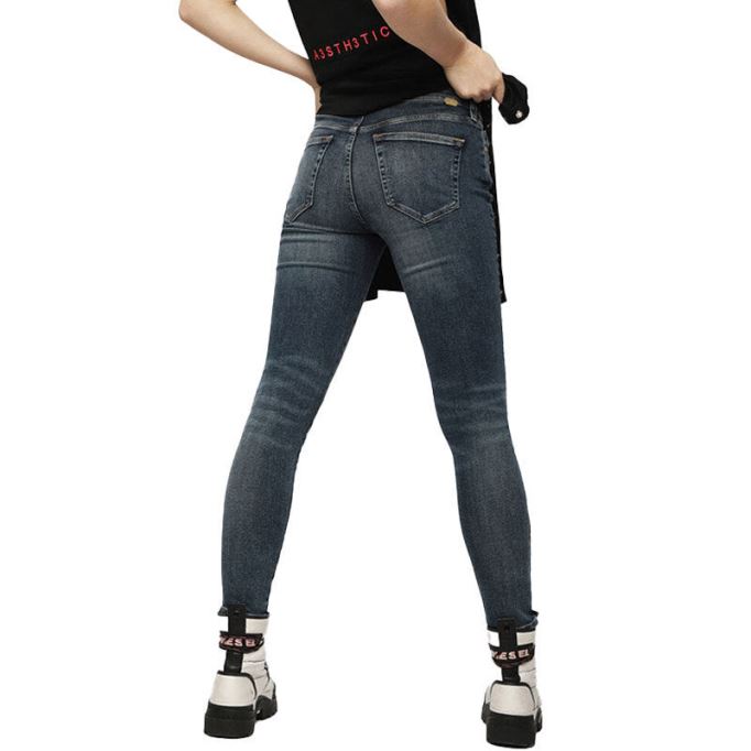 ディーゼル Slandy 069bj レディース ジーンズ スーパー スキニー レギュラー ウエスト フィット カジュアル パンツ