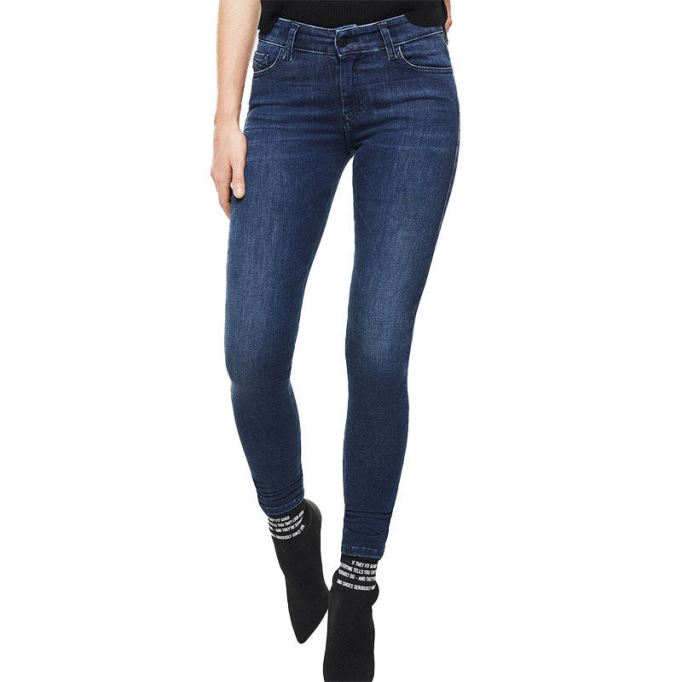 Slandy 0890k メンズ ジーンズ スーパースリム スキニー レギュラー ウエスト フィット トラウザーズ ディーゼル