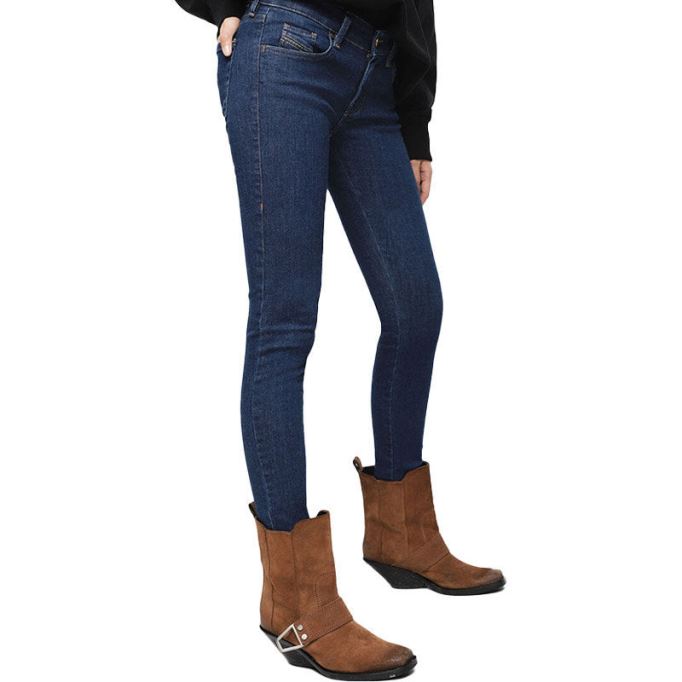 Slandy Low 082aa メンズ ジーンズ スーパースリム スキニー ローウエスト フィット パンツ ディーゼル