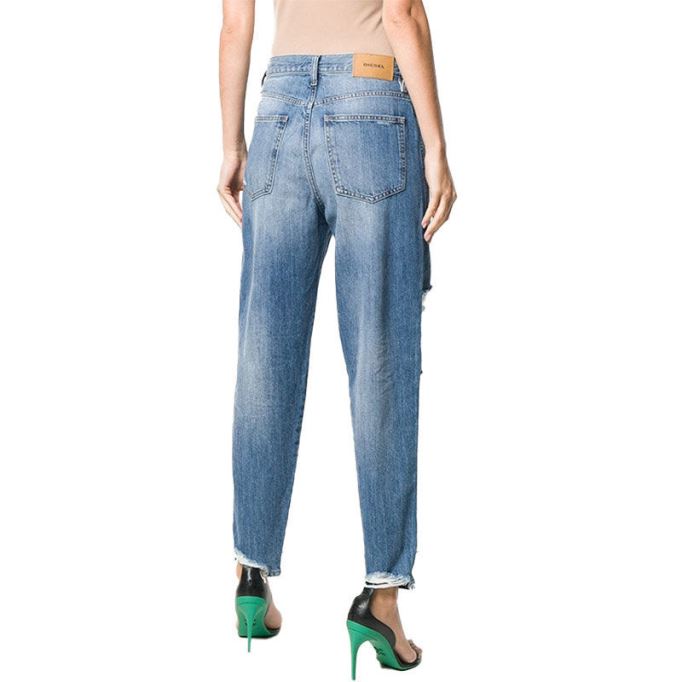 Alys 084ze レディース ジーンズ デニム レギュラーストレート レギュラー ウエストフィット パンツ ディーゼル