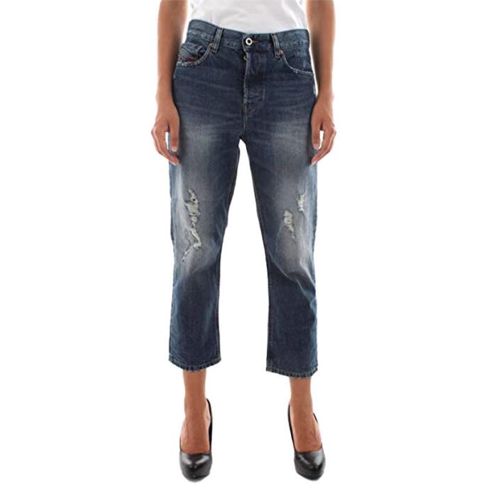 アリエル 084xd レディース ジーンズ デニム レギュラーストレート レギュラー ウエストフィット パンツ ディーゼル