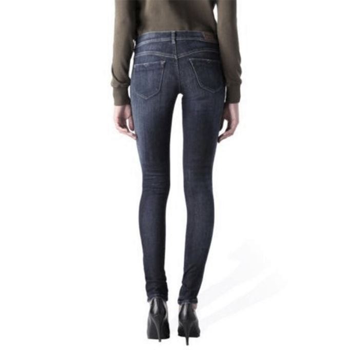 ディーゼル リヴィエ 0668f レディース ジーンズ スーパースリム ジェギング ローウエスト フィット パンツ