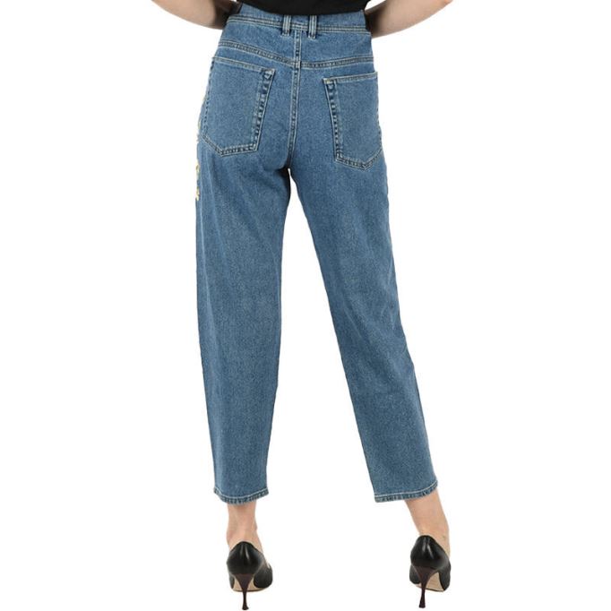 ディーゼル ブラック ゴールド Bg8yq レディース ジーンズ ボーイフレンド フィット カジュアル デニム 刺繍 パンツ