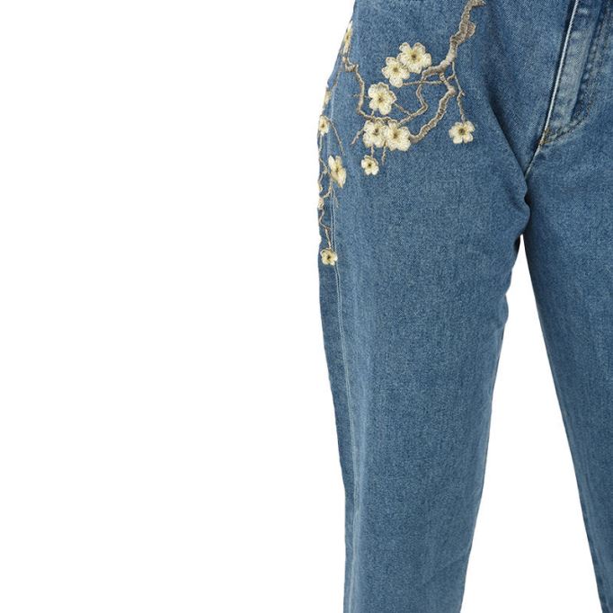 ディーゼル ブラック ゴールド Bg8yq レディース ジーンズ ボーイフレンド フィット カジュアル デニム 刺繍 パンツ