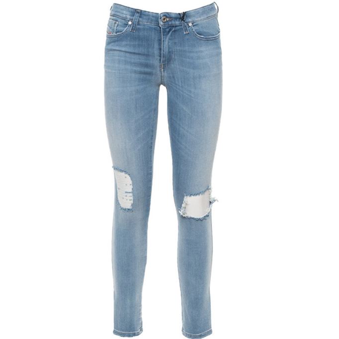 Skinzee R4tm8 レディース ジーンズ スーパースリム スキニー レギュラー ウエストフィット パンツ ディーゼル