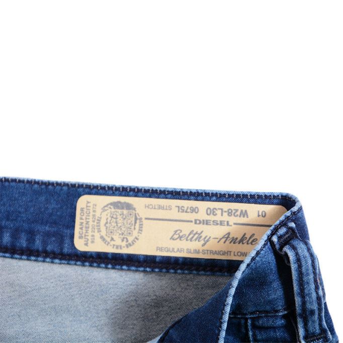ディーゼル ベルシー アンクル 0675l レディース ジーンズ レギュラー スリム ストレート ローウエスト フィット パンツ