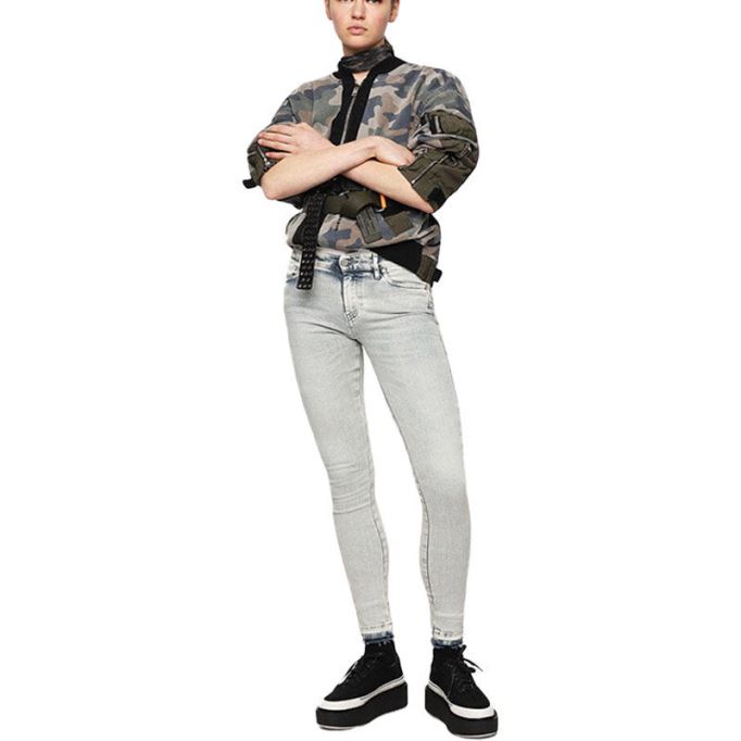 Slandy 086af レディース ジーンズ スーパースリム スキニー レギュラー ウエスト フィット トラウザーズ ディーゼル