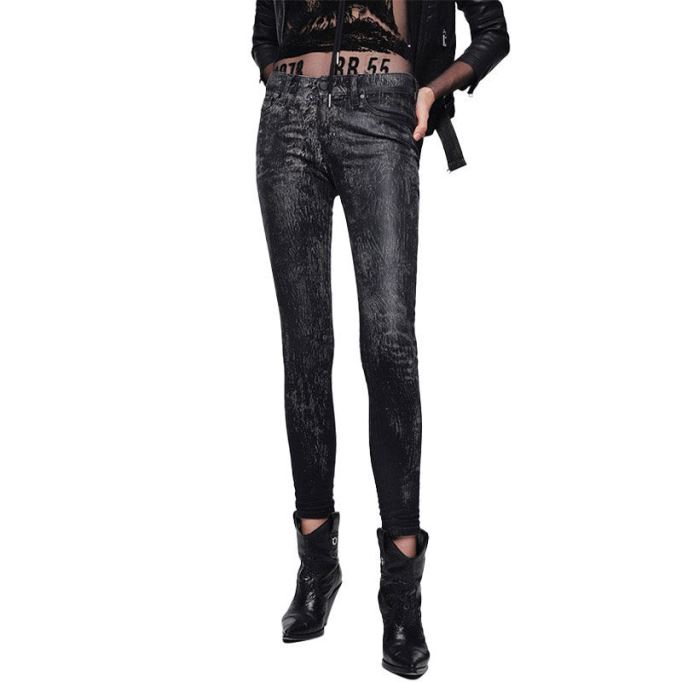 ディーゼル Slandy 069de レディース ジーンズ レギュラー スリム スキニー レギュラー ウエスト フィット パンツ