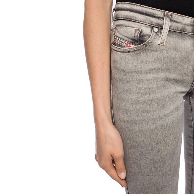 スキンジー ロージップ 084up メンズ ジーンズ スーパースリム スキニー ローウエスト フィット パンツ ディーゼル