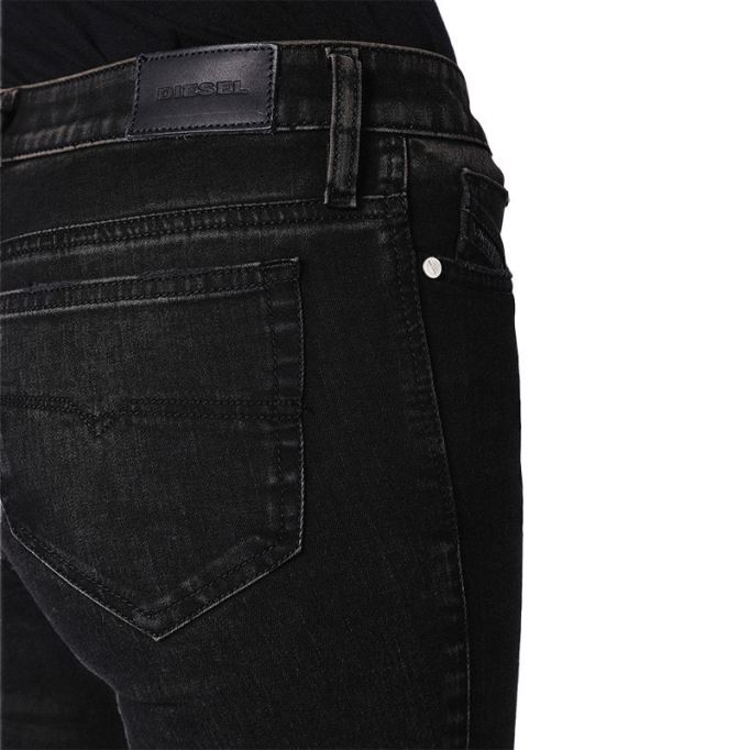 スキニー ジップ 0687g レディース ジーンズ スーパースリム スキニー レギュラー ウエスト フィット パンツ ディーゼル