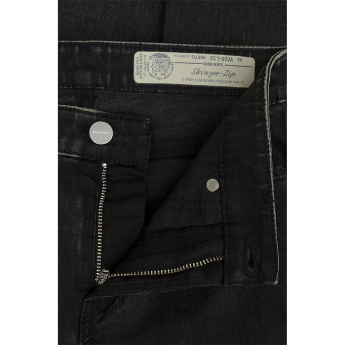 スキニー ジップ 0687g レディース ジーンズ スーパースリム スキニー レギュラー ウエスト フィット パンツ ディーゼル