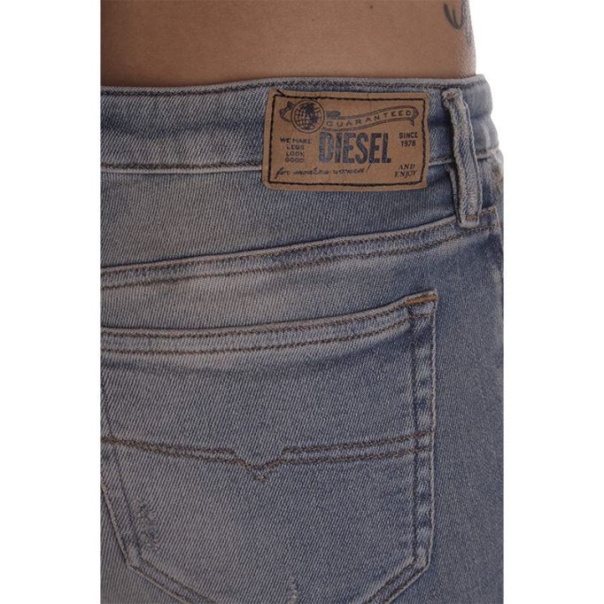 ディーゼル スキンジー Xp R8y40 レディース ジーンズ スーパー スキニー レギュラー ウエスト フィット パンツ