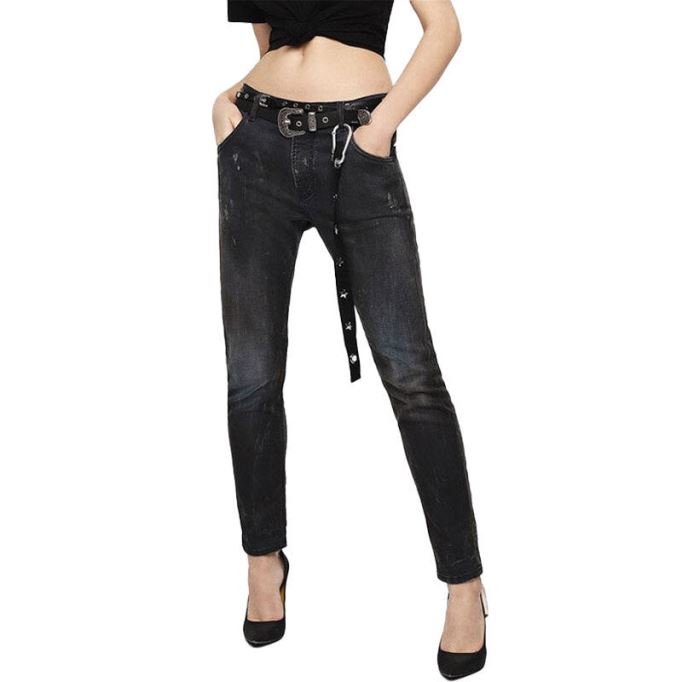 ディーゼル Krailey 069ia レディース ジョグ ジーンズ レギュラー ボーイフレンド レギュラー ウエスト フィット パンツ