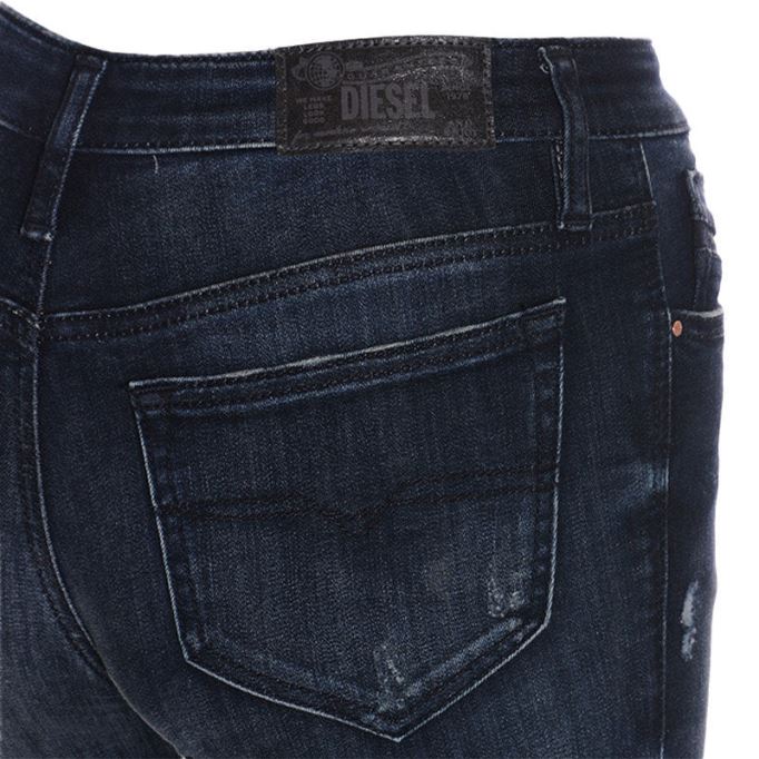 Skinzee-xp Rb010 レディース ジーンズ スーパースキニー レギュラー ウエストフィット デニムパンツ ディーゼル