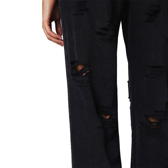 ディーゼル ニクラ 084nz レディース ジーンズ デニム レギュラー ストレート ハイウエスト フィット パンツ