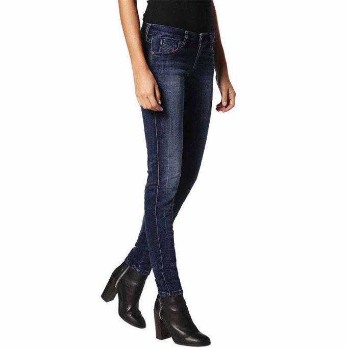 グレーシー 084ht レディース ジーンズ ストレッチ スーパースリム スキニー ローウエスト フィット パンツ ディーゼル